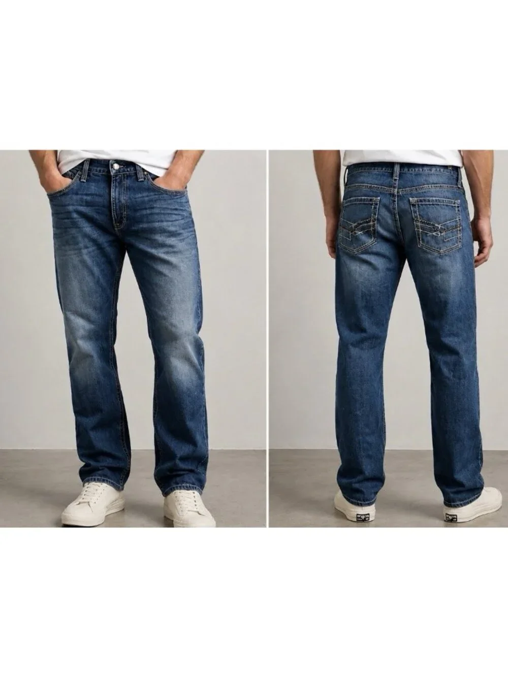 Ariat M4 Low Rise Boot Cut Jeans Men’s 31x34 Blue Denim (actual 32x34) Western